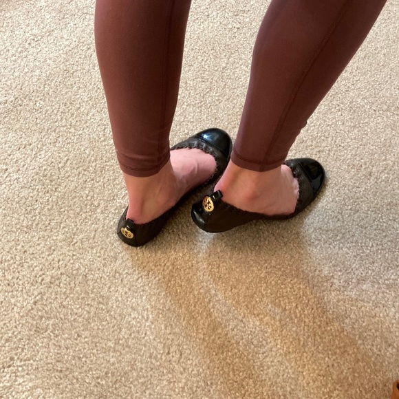 Tory Burch leather ballet flats with dust bag - Picture 9 of 12